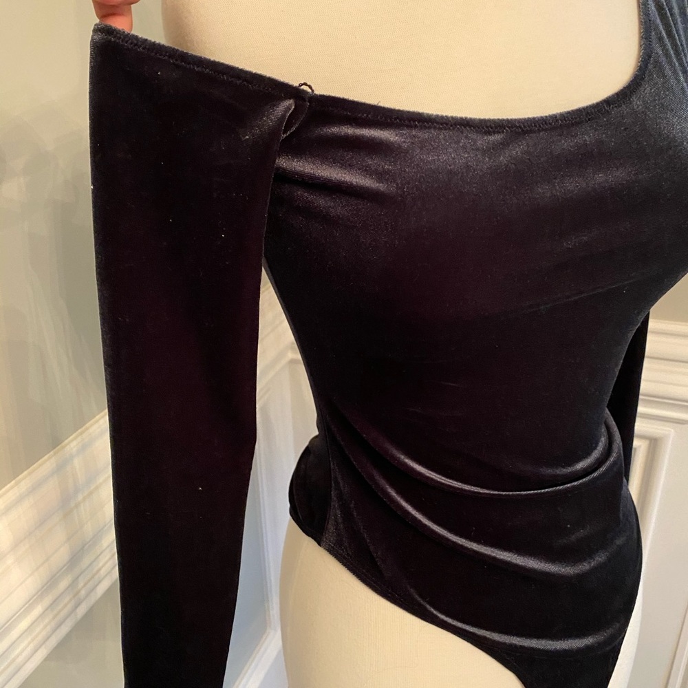 Fleur du Mal one shoulder top